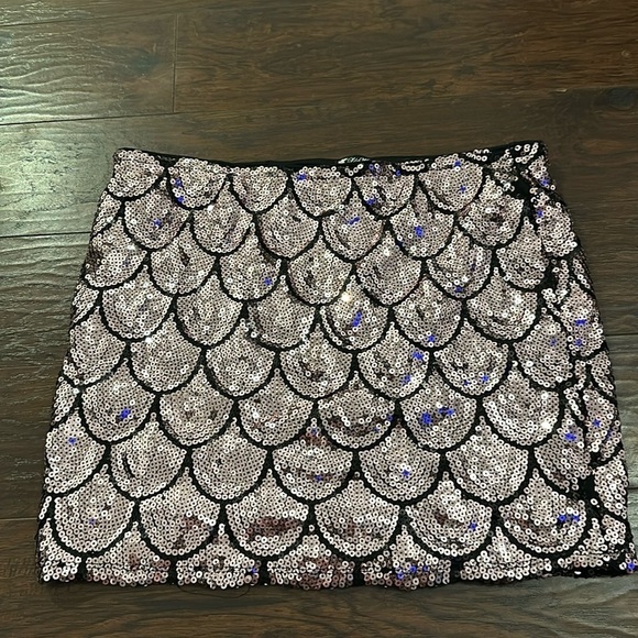 Lily White Dresses & Skirts - LILY WHITE sequence skirt